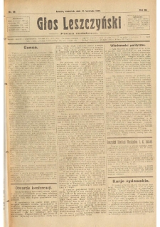 Głos Leszczyński 1922.04.13 R.3 Nr86
