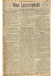 Głos Leszczyński 1922.08.13 R.3 Nr184