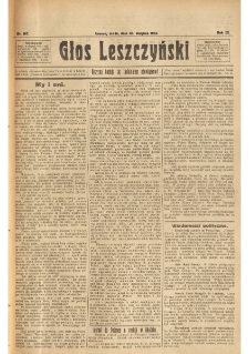 Głos Leszczyński 1922.08.30 R.3 Nr197