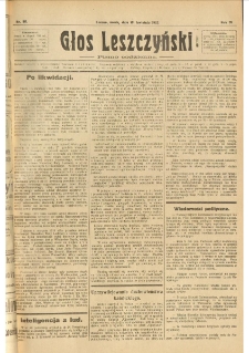 Głos Leszczyński 1922.04.19 R.3 Nr90