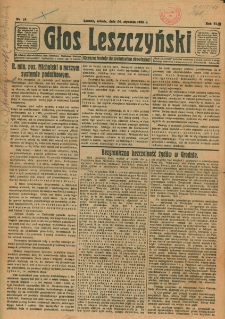 Głos Leszczyński 1925.01.24 R.6 Nr19