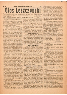 Głos Leszczyński 1920.04.30 R.1 Nr50