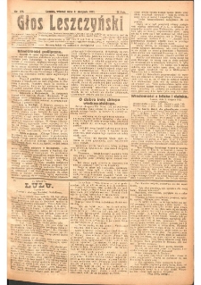Głos Leszczyński 1921.08.02 R.2 Nr174