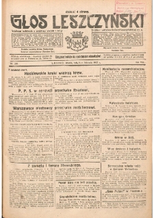 Głos Leszczyński 1927.11.08 R.8 Nr256