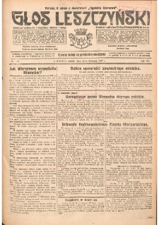 Głos Leszczyński 1927.11.12 R.8 Nr260