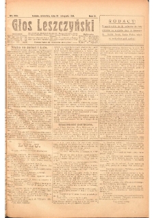 Głos Leszczyński 1921.11.10 R.2 Nr258