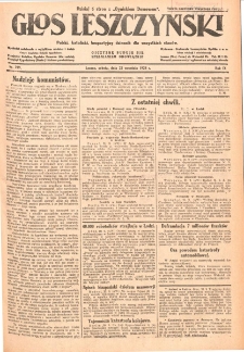 Głos Leszczyński 1928.09.22 R.9 Nr219