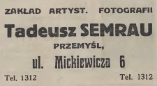 Tadeusz Semrau. O leszczyńskim mistrzu fotografii