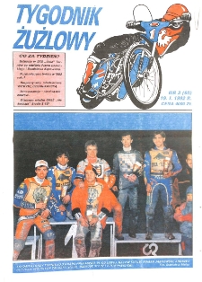 Tygodnik Żużlowy 1992.01.19 R.3 Nr3(60)