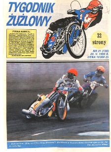 Tygodnik Żużlowy 1993.05.23 R.4 Nr21(130)