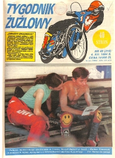Tygodnik Żużlowy 1994.12.04 R.5 Nr49(210)