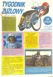 Tygodnik Żużlowy 1996.01.07 R.6 Nr1(267)