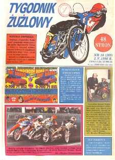 Tygodnik Żużlowy 1996.05.05 R.6 Nr18(284)