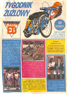 Tygodnik Żużlowy 1996.06.09 R.6 Nr23(289)