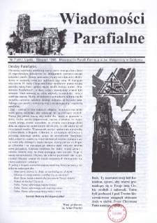 Wiadomości Parafialne 1998.07/08 Nr7(41)