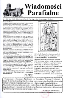 Wiadomości Parafialne 2003.05 Nr5(94)