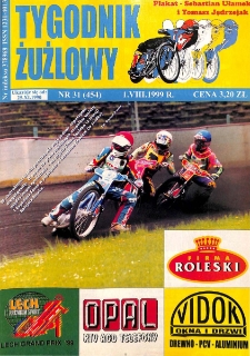 Tygodnik Żużlowy 1999.08.01 R.9 Nr31(454)