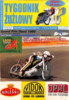 Tygodnik Żużlowy 1999.09.26 R.9 Nr39(462)