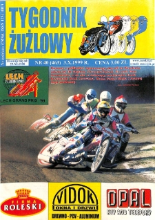Tygodnik Żużlowy 1999.10.03 R.9 Nr40(463)