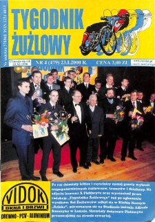 Tygodnik Żużlowy 2000.01.23 R.10 Nr4(479)