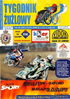 Tygodnik Żużlowy 2000.07.09 R.10 Nr28(503)