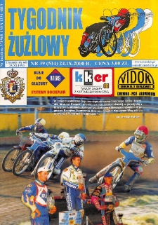 Tygodnik Żużlowy 2000.09.24 R.10 Nr39(514)