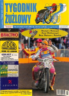 Tygodnik Żużlowy 2001.04.15 R.11 Nr15(543)