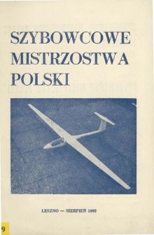 Szybowcowe Mistrzostwa Polski, sierpień 1982