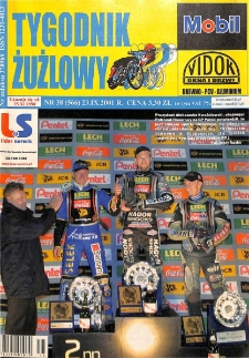 Tygodnik Żużlowy 2001.09.23 R.11 Nr38(566)