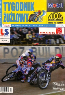 Tygodnik Żużlowy 2001.10.07 R.11 Nr40(568)