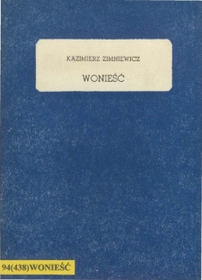 Wonieść