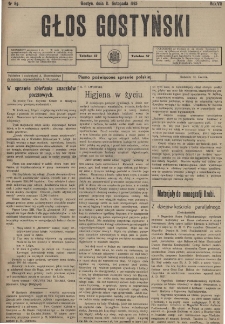 Głos Gostyński 1925.11.11 R. 7 Nr 89