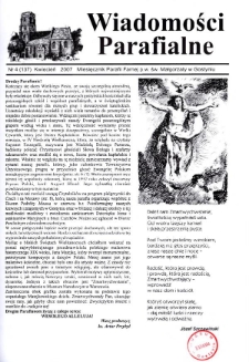 Wiadomości Parafialne 2007.04 Nr4 (137)