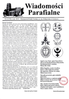 Wiadomości Parafialne 2011.02 Nr2 (179)