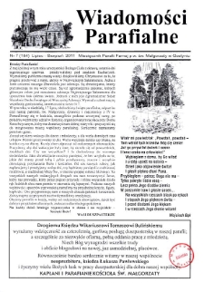 Wiadomości Parafialne 2011.07 Nr7 (184)
