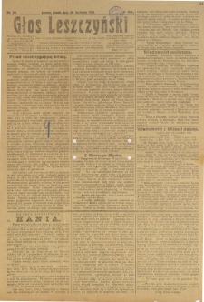 Głos Leszczyński 1921.04.20 R.2 Nr90