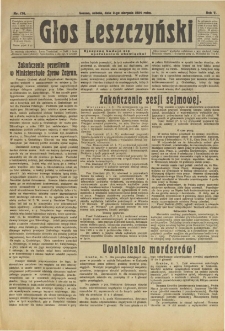 Głos Leszczyński 1924.08.02 R.5 Nr176