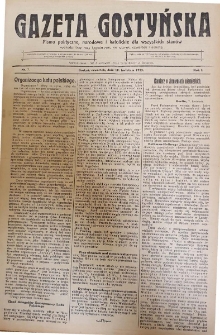 Gazeta Gostyńska 1913.04.10 R.1 Nr 7
