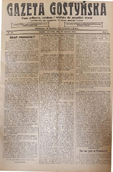 Gazeta Gostyńska 1913.06.12 R.1 Nr 34
