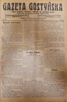 Gazeta Gostyńska 1913.07.29 R.1 Nr 54