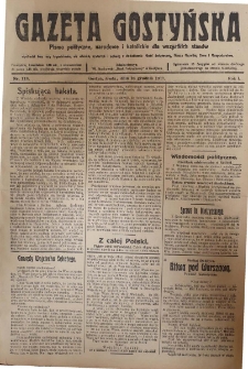 Gazeta Gostyńska 1913.12.24 R.1 Nr 118