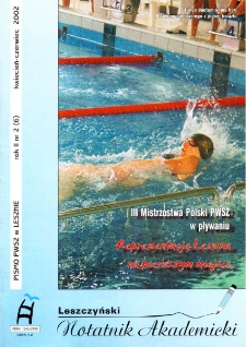 Leszczyński Notatnik Akademicki 2002 R.2 Nr 6