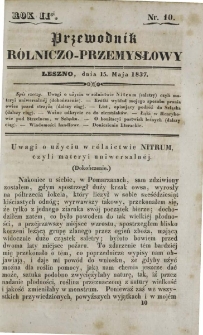 Przewodnik Rolniczo-Przemysłowy 1837.05.15 R.2 Nr10