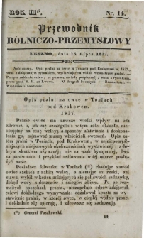Przewodnik Rolniczo-Przemysłowy 1837.07.15 R.2 Nr14