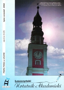 Leszczyński Notatnik Akademicki 2002 R.2 Nr 7