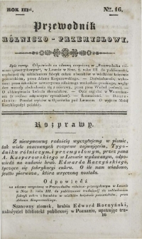 Przewodnik Rolniczo-Przemysłowy 1838-1839 R.3 Nr16
