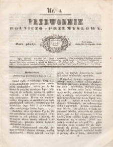 Przewodnik Rolniczo-Przemysłowy 1841.08.15 R.5 Nr 4