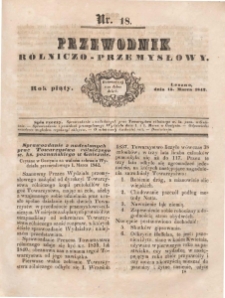 Przewodnik Rolniczo-Przemysłowy 1842.03.15 R.5 Nr 18