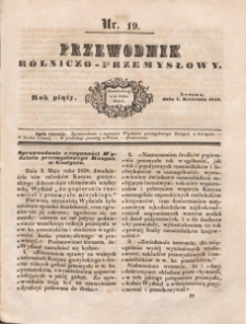 Przewodnik Rolniczo-Przemysłowy 1842.04.01 R.5 Nr 19