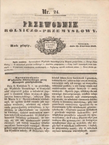 Przewodnik Rolniczo-Przemysłowy 1842.06.15 R.5 Nr 24